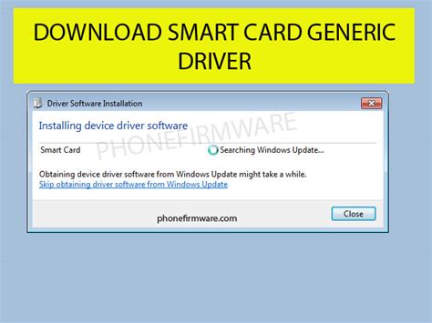 generic smart card driver download|install smart card reader driver.